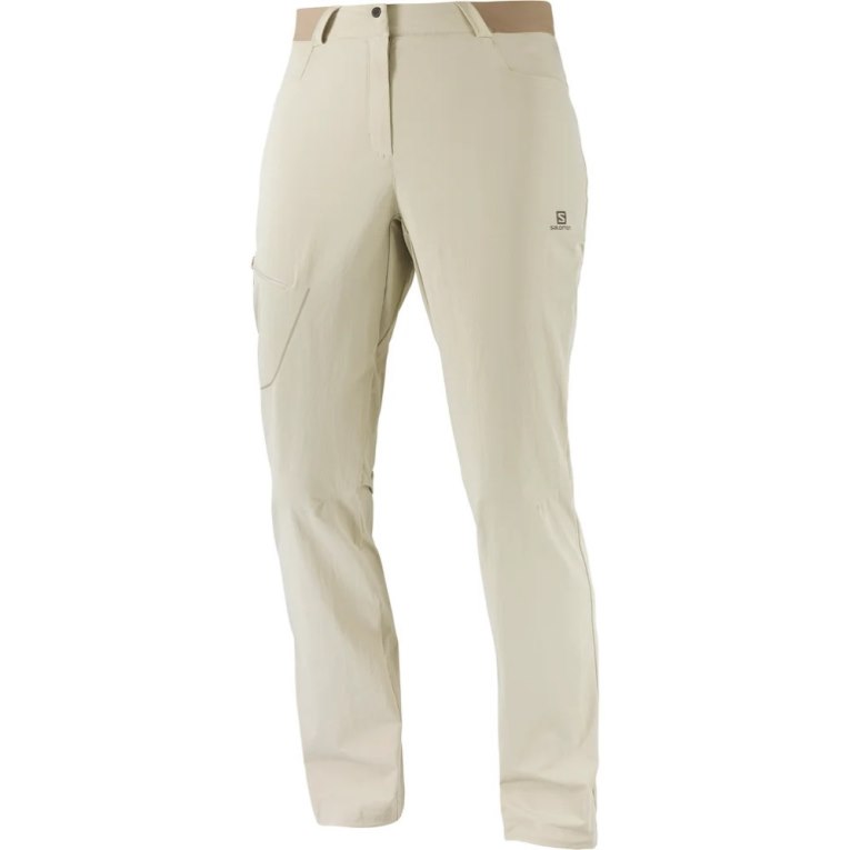 Salomon Wayfarer Women's Sport Pants Beige | 329-EJKYNM