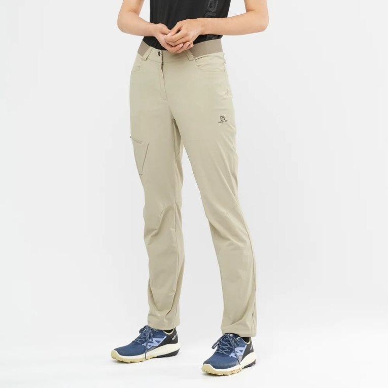 Salomon Wayfarer Women\'s Sport Pants Beige | 329-EJKYNM