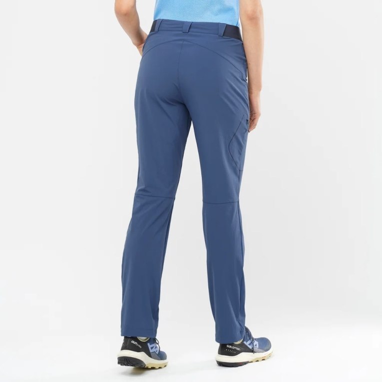 Salomon Wayfarer Women's Sport Pants Navy | 895-GAHTNO