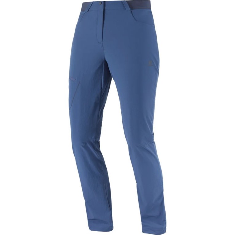 Salomon Wayfarer Women's Sport Pants Navy | 895-GAHTNO