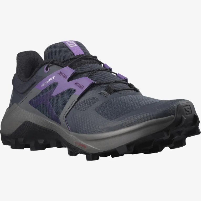 Salomon Wildcross 2 Women's Trail Running Shoes Navy | 843-BTQZES