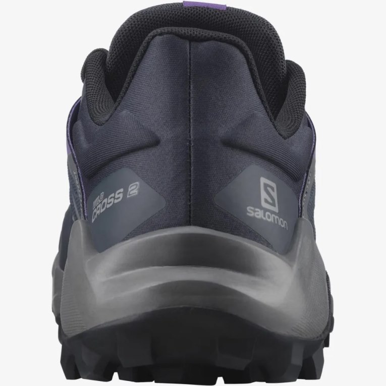 Salomon Wildcross 2 Women's Trail Running Shoes Navy | 843-BTQZES