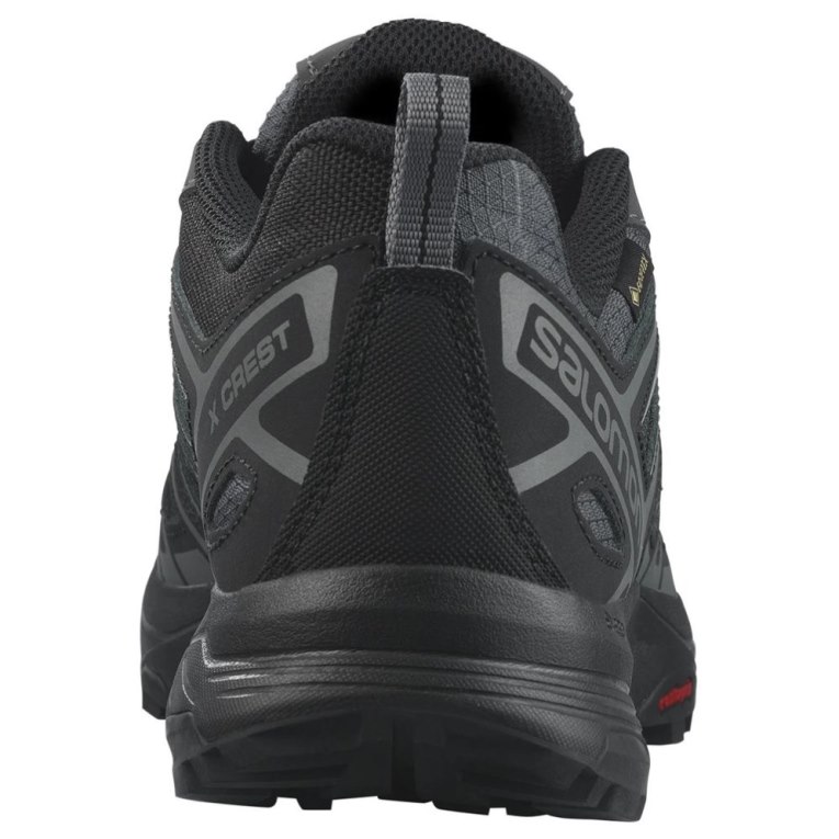 Salomon X Crest GTX Men's Hiking Shoes Black | 612-PFHOSG