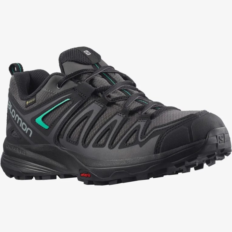 Salomon X Crest GTX Women's Hiking Shoes Black | 974-POMERV