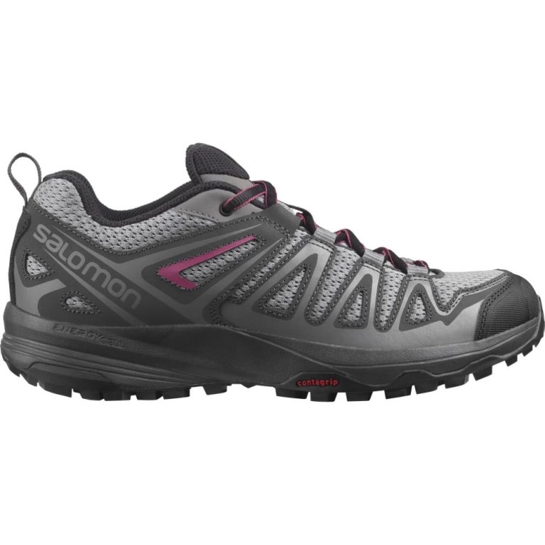 Salomon X Crest Women\'s Hiking Shoes Dark Grey | 428-BWVGJZ