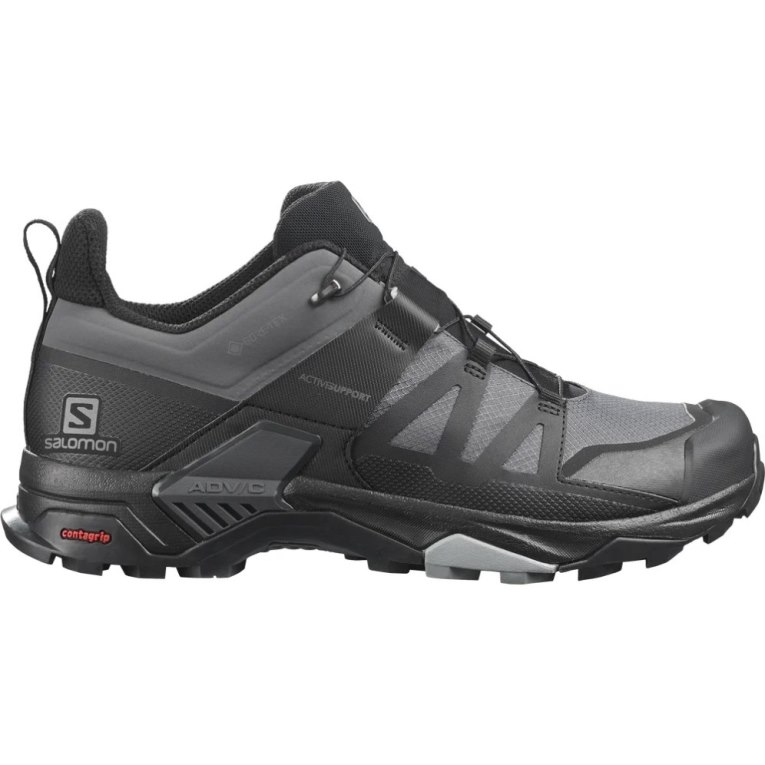 Salomon X Ultra 4 GTX Men\'s Hiking Shoes Black | 042-EICDPG