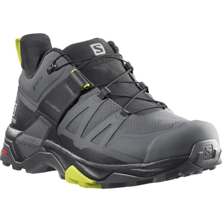 Salomon X Ultra 4 GTX Men's Hiking Shoes Dark Grey | 519-UJGYWF