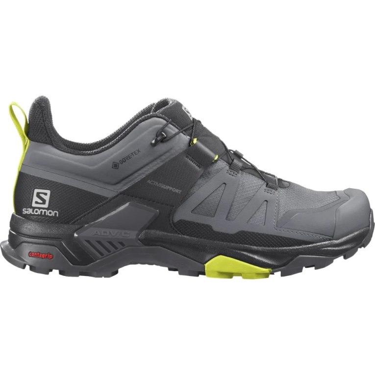 Salomon X Ultra 4 GTX Men\'s Hiking Shoes Dark Grey | 519-UJGYWF