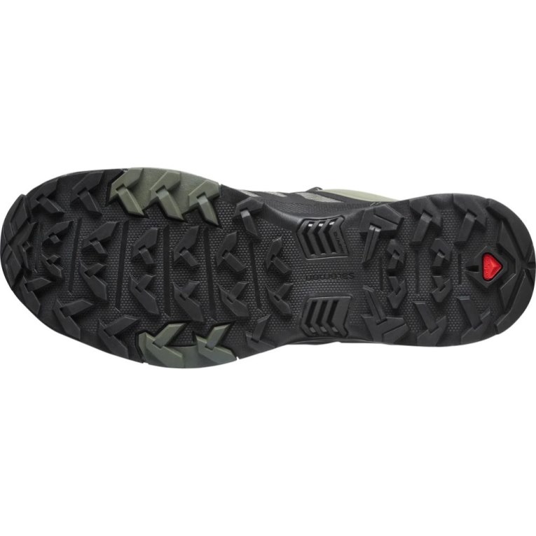 Salomon X Ultra 4 GTX Men's Hiking Shoes Black / Olive | 598-XPBIRO