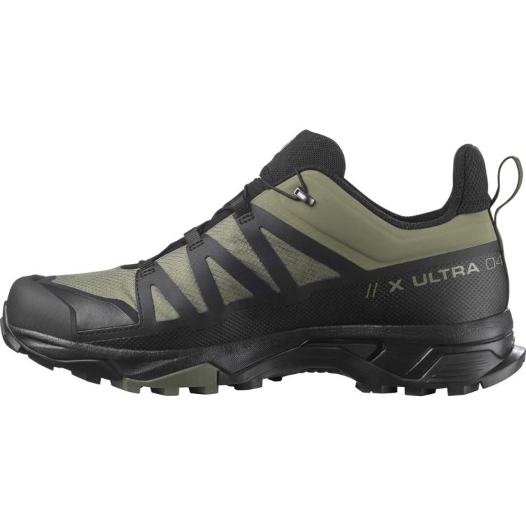 Salomon X Ultra 4 GTX Men's Hiking Shoes Black / Olive | 598-XPBIRO