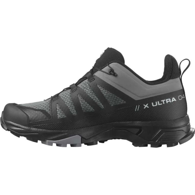 Salomon X Ultra 4 Men's Hiking Shoes Black / Grey | 240-UJFQRH