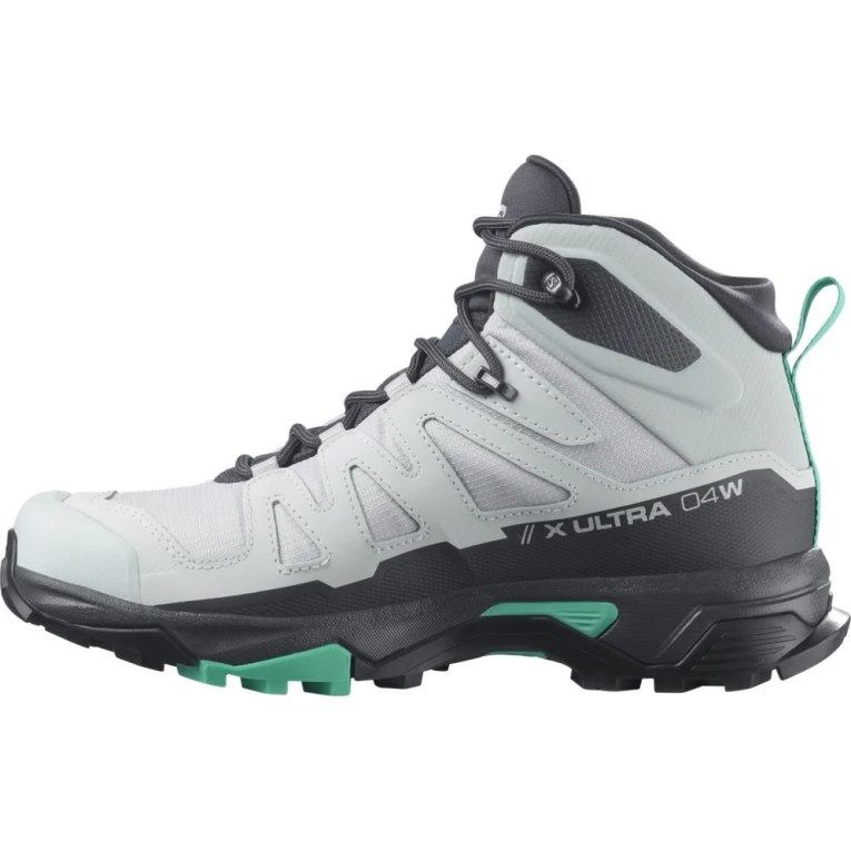 Salomon X Ultra 4 Mid GTX Women's Hiking Boots Light Grey / Black | 705-UQIBZJ