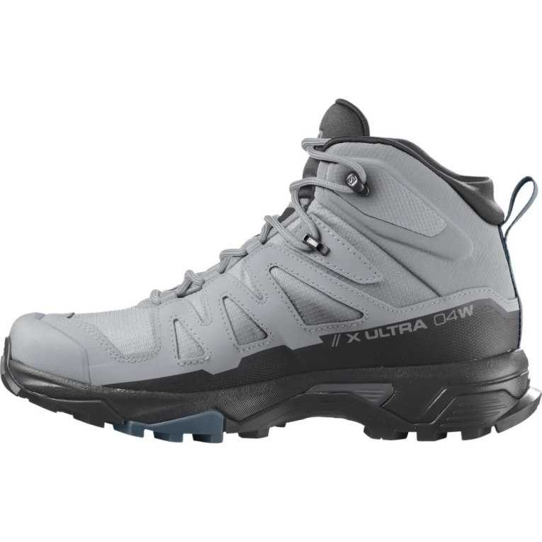 Salomon X Ultra 4 Mid GTX Women's Hiking Boots Light Grey / Black | 798-CRYVPI