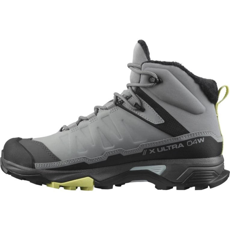 Salomon X Ultra 4 Mid Winter Thinsulate Climasalomon Waterproof Women's Winter Boots Grey | 148-JMPLXG