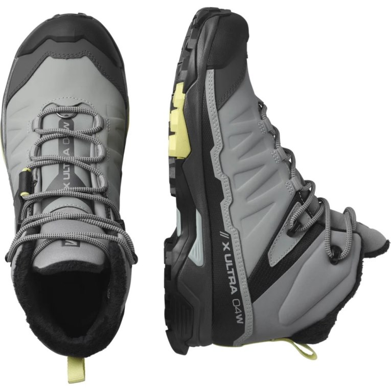 Salomon X Ultra 4 Mid Winter Thinsulate Climasalomon Waterproof Women's Winter Boots Grey | 148-JMPLXG