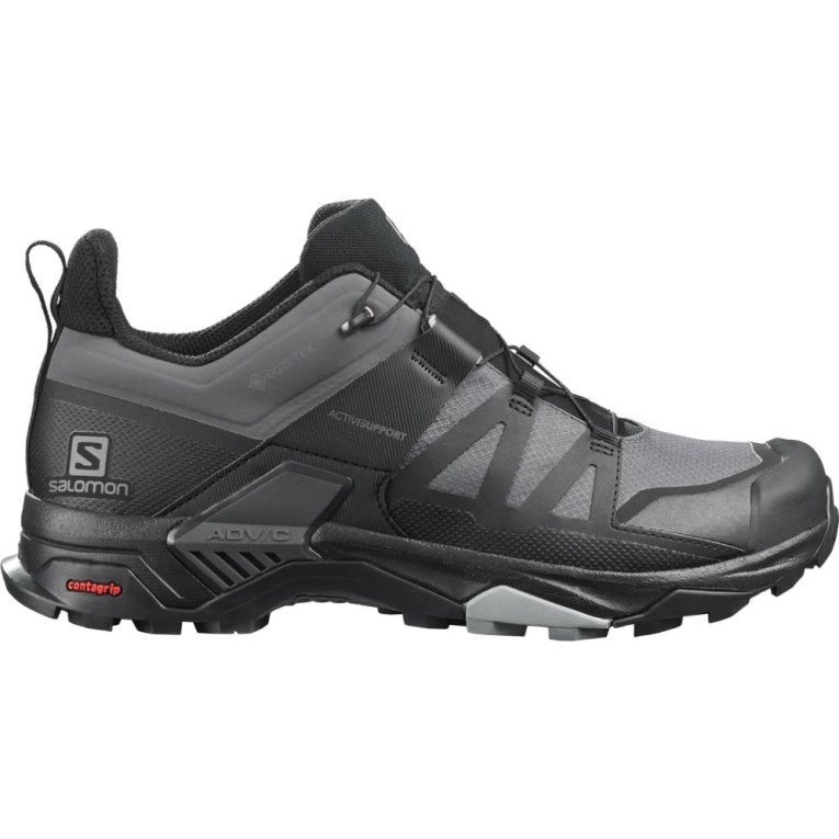 Salomon X Ultra 4 Wide GTX Men\'s Hiking Shoes Black | 310-DHLJSM