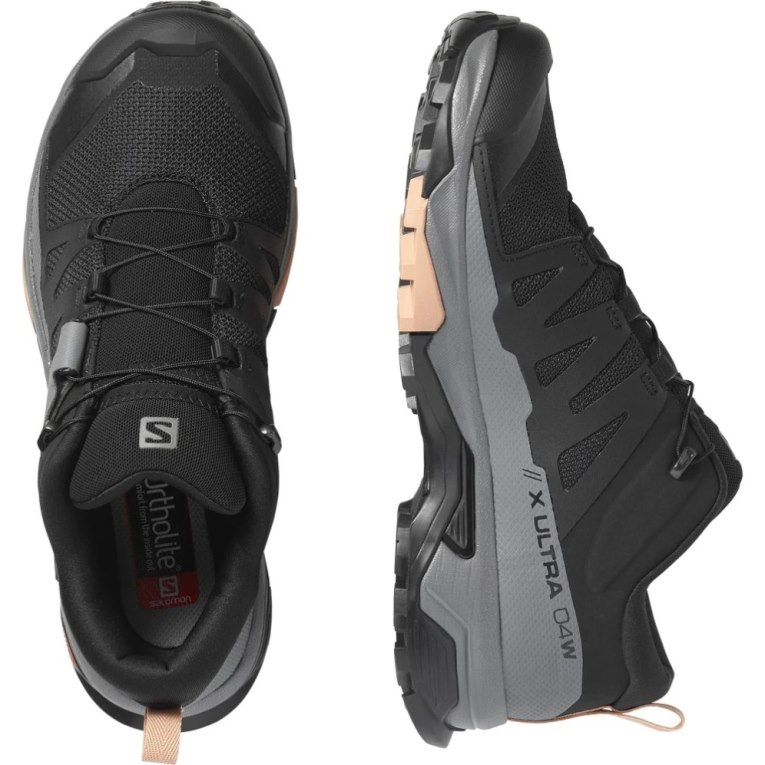 Salomon X Ultra 4 Women's Hiking Shoes Black | 217-ZAQGUN