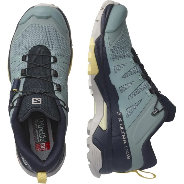 Salomon X Ultra 4 Women's Hiking Shoes Black / Turquoise | 638-BOZXSC