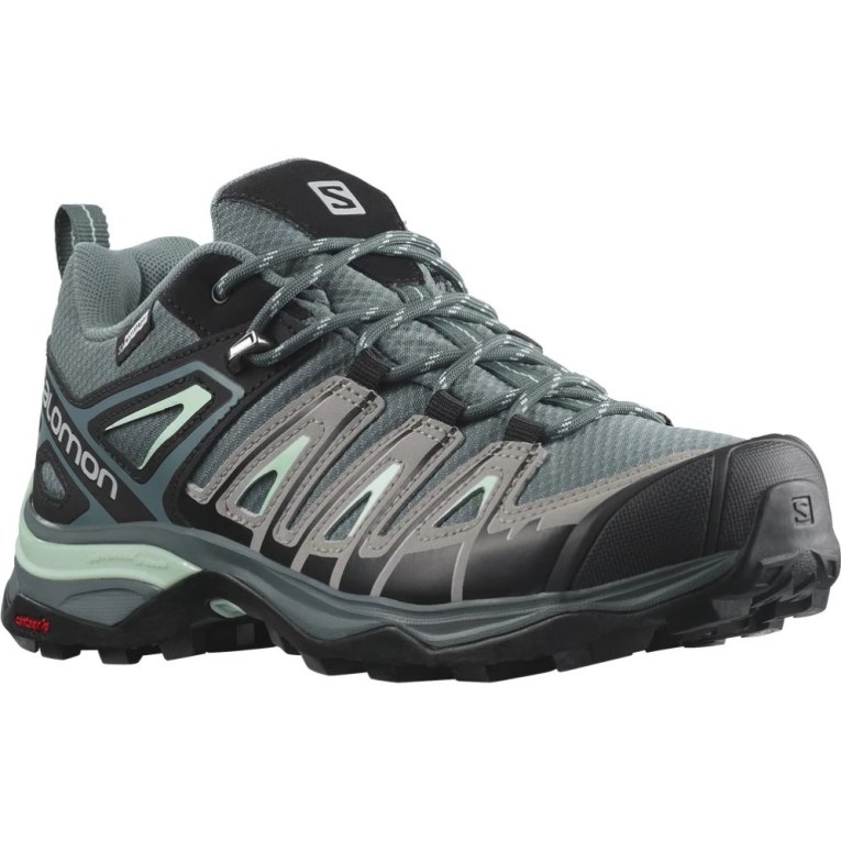 Salomon X Ultra Pioneer CSWP Women's Hiking Shoes Blue | 768-OJPCUT