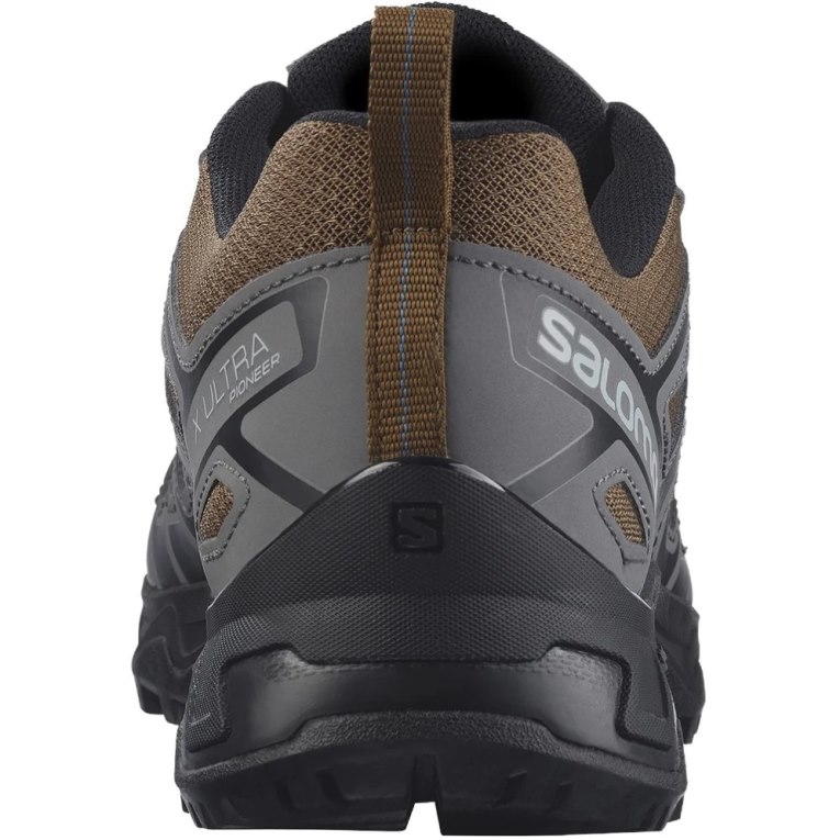 Salomon X Ultra Pioneer Men's Hiking Shoes Brown / Grey | 986-NDUAQM