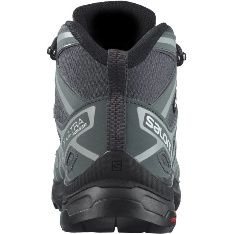 Salomon X Ultra Pioneer Mid CSWP Women's Hiking Boots Dark Grey | 406-VIWHUZ