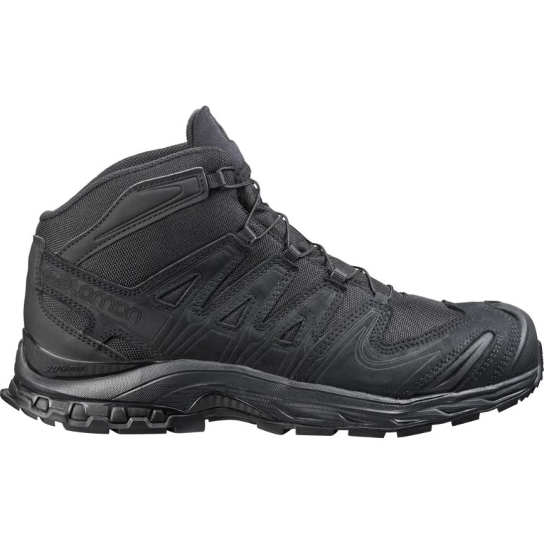 Salomon Xa Forces Mid EN Men\'s Tactical Boots Black | 013-GICNYO