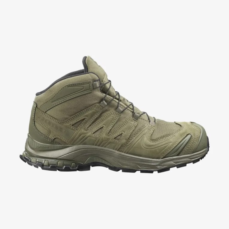 Salomon Xa Forces Mid EN Men\'s Tactical Boots Olive | 274-XCWYLF