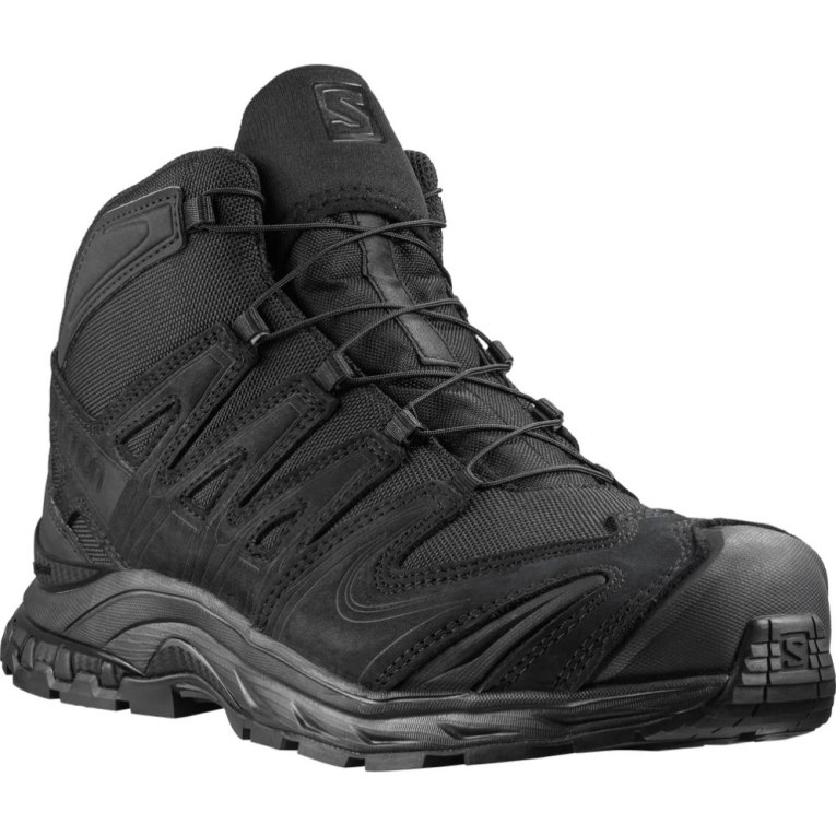 Salomon Xa Forces Mid EN Women's Tactical Boots Black | 641-IXMNTO