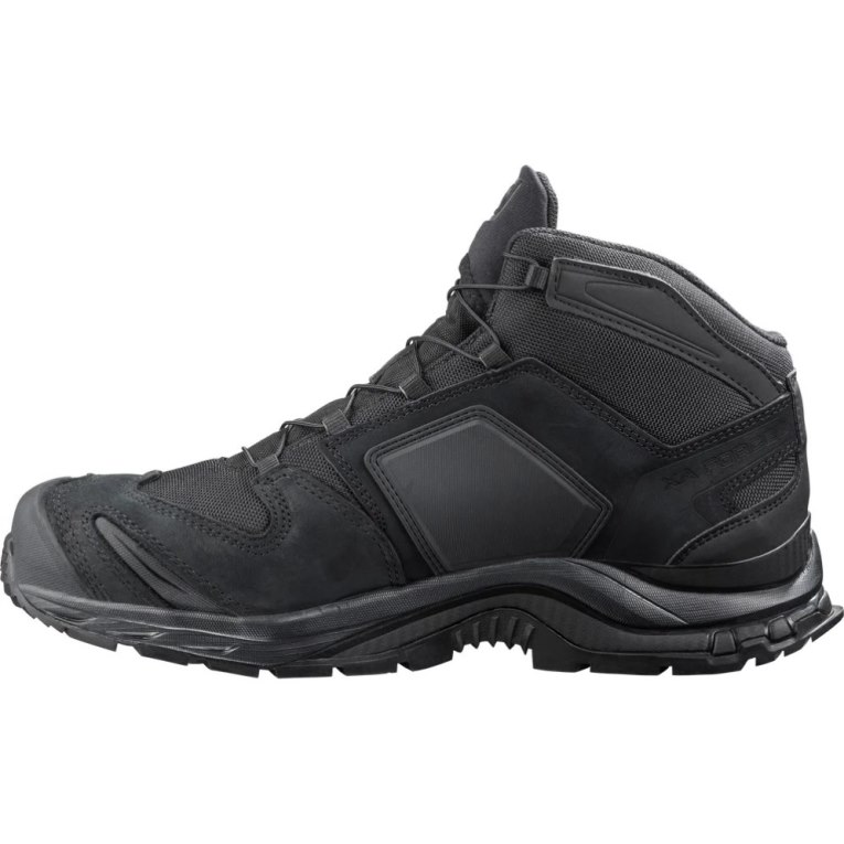 Salomon Xa Forces Mid EN Women's Tactical Boots Black | 641-IXMNTO