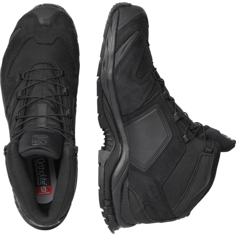 Salomon Xa Forces Mid EN Women's Tactical Boots Black | 641-IXMNTO