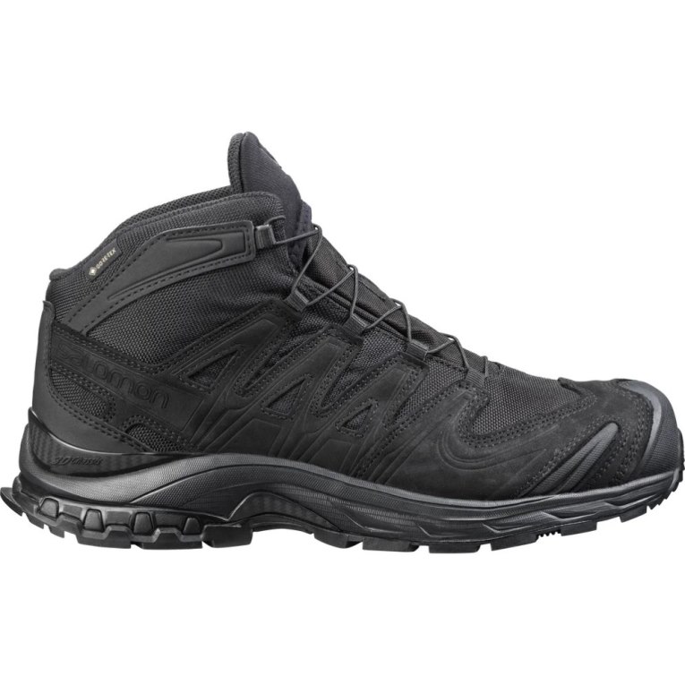 Salomon Xa Forces Mid GTX EN Men\'s Tactical Boots Black | 760-SENFJI