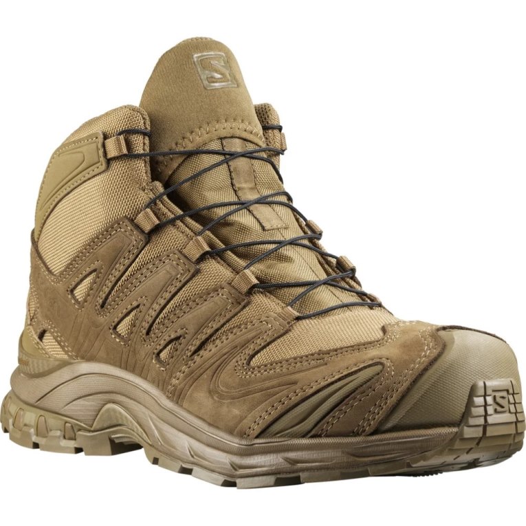 Salomon Xa Forces Mid Men's Tactical Boots Brown | 042-SCQPLE