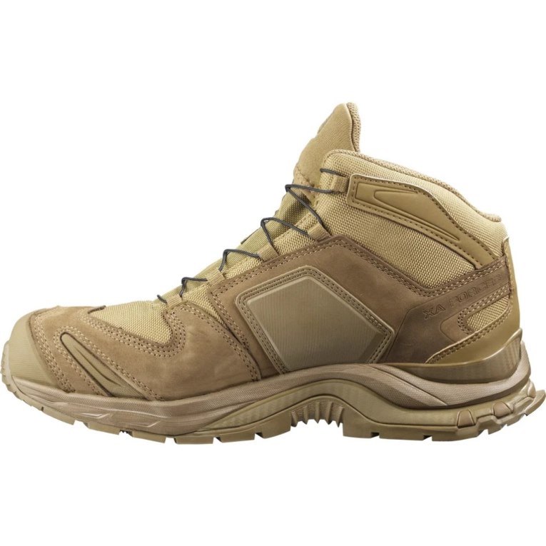 Salomon Xa Forces Mid Men's Tactical Boots Brown | 042-SCQPLE