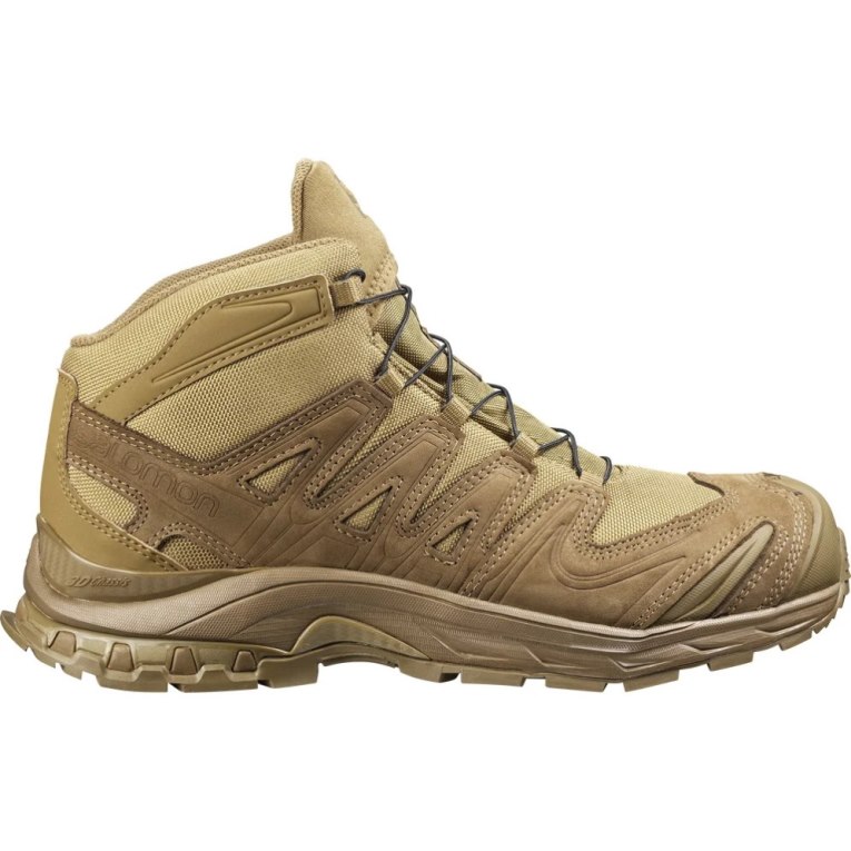 Salomon Xa Forces Mid Men\'s Tactical Boots Brown | 042-SCQPLE