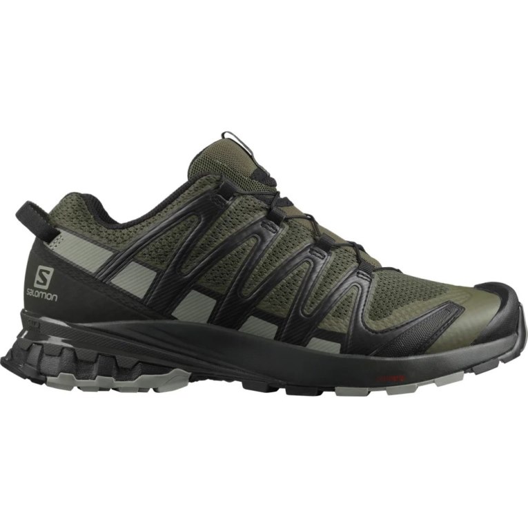 Salomon Xa Pro 3d V8 Men\'s Trail Running Shoes Olive / Black | 741-HFEARP