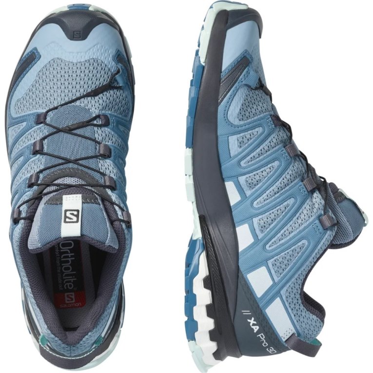 Salomon Xa Pro 3d V8 Women's Trail Running Shoes Blue | 467-EUPJQV