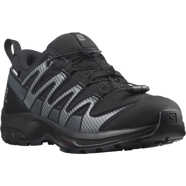 Salomon Xa Pro V8 CSWP Kids' Hiking Shoes Black | 250-YORUWT