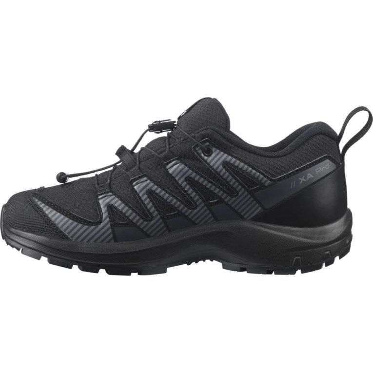 Salomon Xa Pro V8 CSWP Kids' Hiking Shoes Black | 250-YORUWT