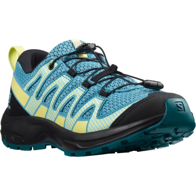 Salomon Xa Pro V8 Kids' Hiking Shoes Turquoise | 106-HVSLBI