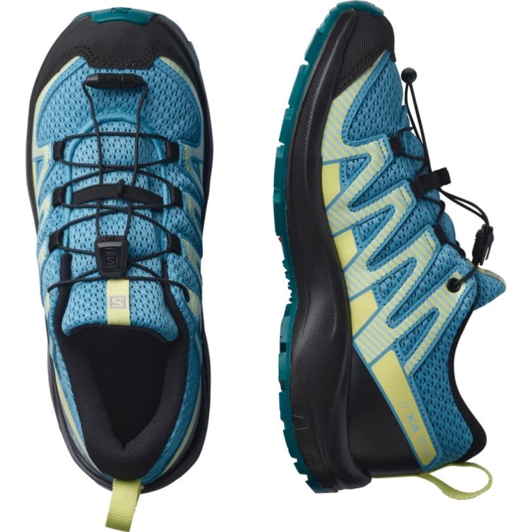 Salomon Xa Pro V8 Kids' Hiking Shoes Turquoise | 106-HVSLBI