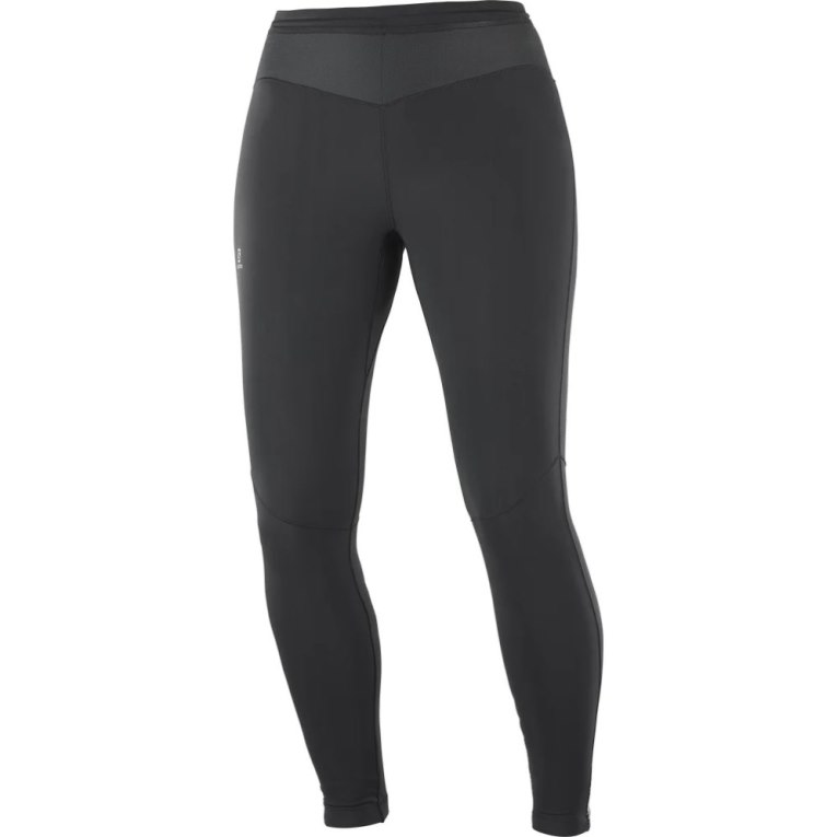 Salomon Xa Warm Women's Running Tights Black | 058-XAGFQT