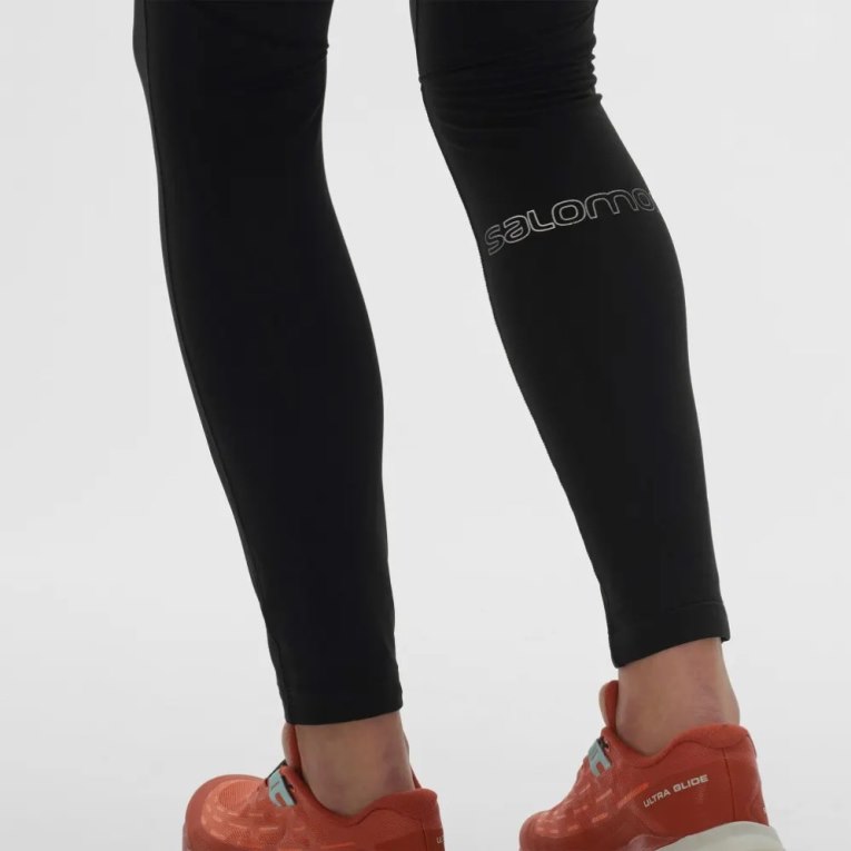 Salomon Xa Warm Women's Running Tights Black | 985-FVTPKR