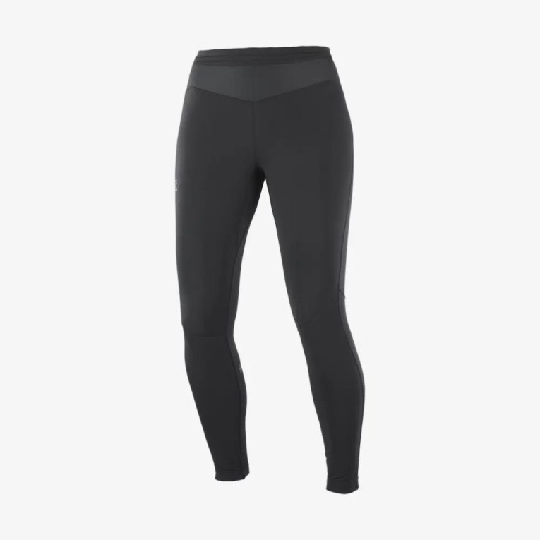 Salomon Xa Warm Women's Running Tights Black | 985-FVTPKR