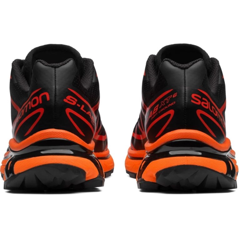 Salomon Xt-6 Men's Sneakers Black / Orange | 408-XWMDEK