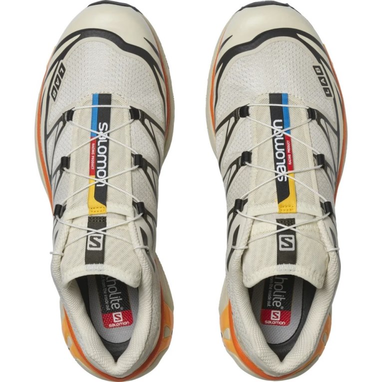 Salomon Xt-6 Men's Sneakers Cream | 217-KAWMCU