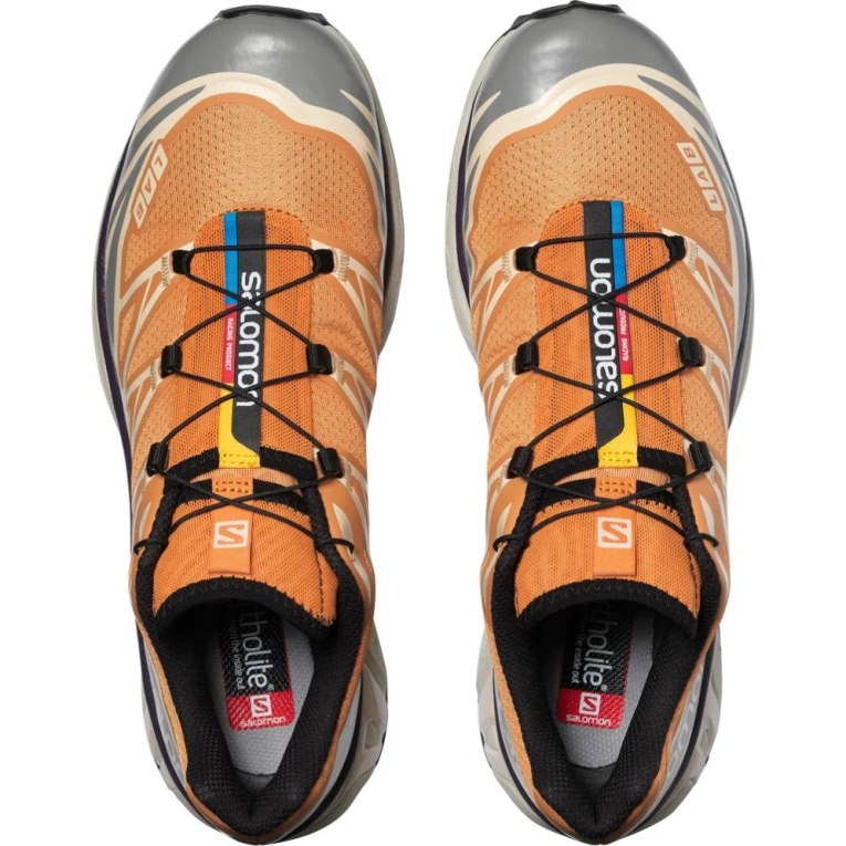 Salomon Xt-6 Men's Sneakers Orange | 356-NJYIHM