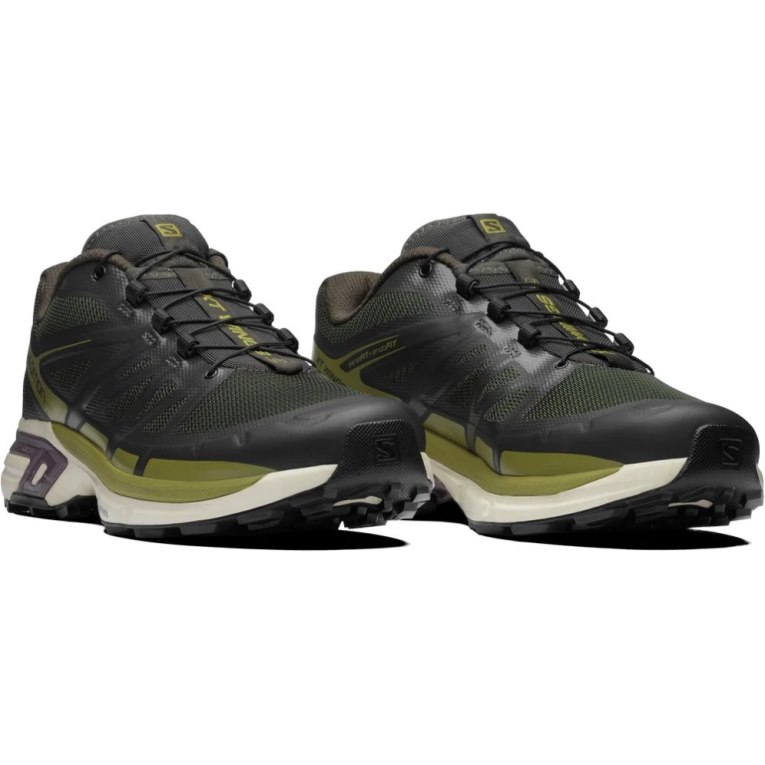 Salomon Xt-wings 2 Men's Sneakers Black / Olive | 649-UTCGYO