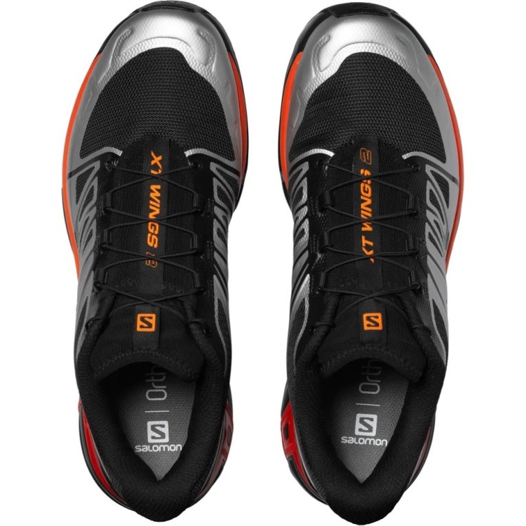 Salomon Xt-wings 2 Men's Sneakers Black / Silver / Orange | 850-QRMCTI