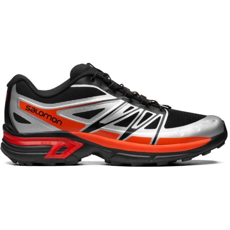 Salomon Xt-wings 2 Men\'s Sneakers Black / Silver / Orange | 850-QRMCTI