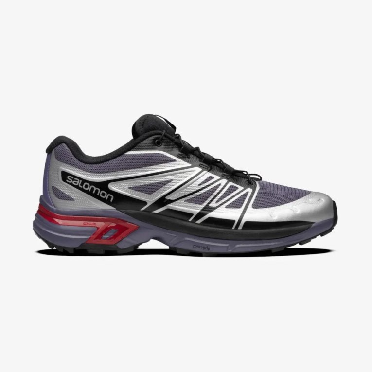 Salomon Xt-wings 2 Men\'s Sneakers Lavender / Silver | 932-KPZTNM